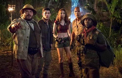 «JUMANJI» se alza a lo más alto de la taquilla en su tercera semana