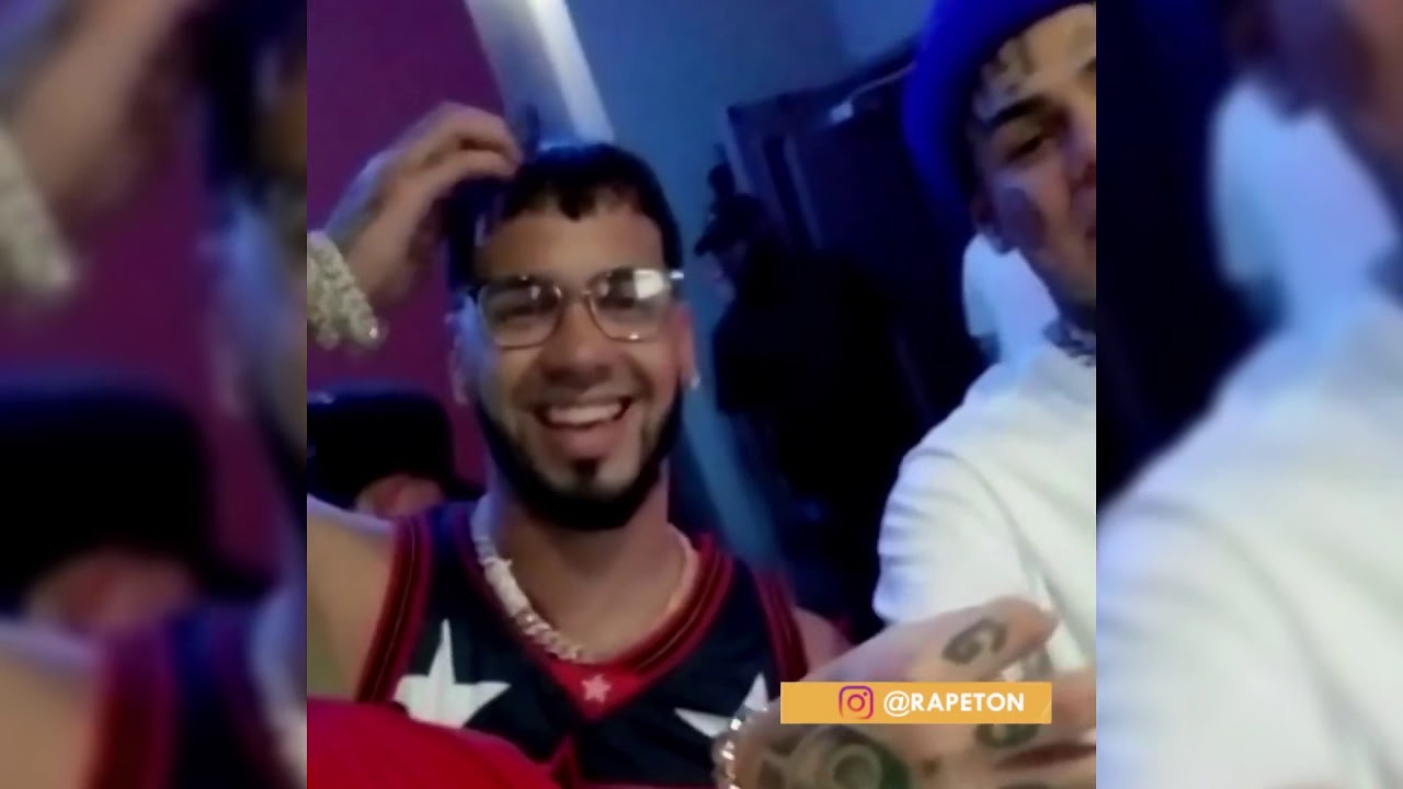 ANUEL AA grabando con TEKASHI 69 | #STUDIOTime