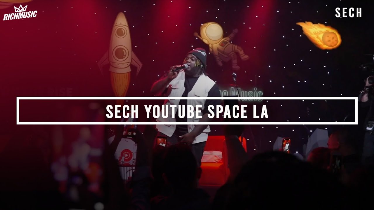 SECH en YouTube Space @ Los Angeles